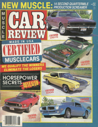 MUSCLE CAR REVIEW 1987 JULY - HEMI CHARGER, MARAUDER